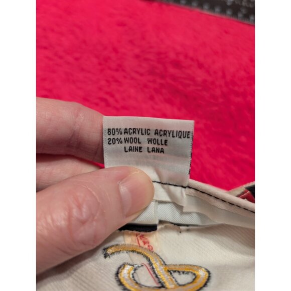 Mitchell & Ness Pittsburgh Pirates Fitted Hat 7 5/8 1940s Mascot Logo Cream - Picture 9 of 9